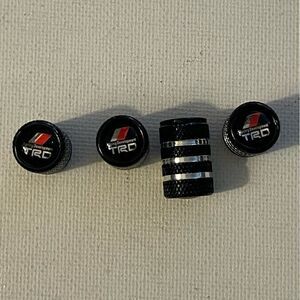 Toyota TRD valve Stem caps in Black set of 4 NWT